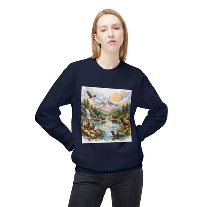 Wild American Landscape Graphic Sweater | Eco - Limited