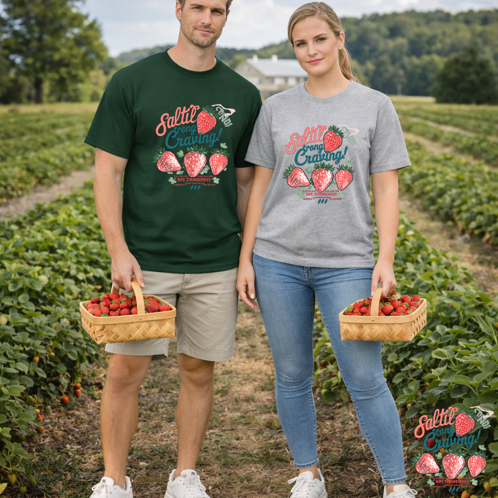 Salted Strong Craving Strawberry Graphic T-Shirt | Eco - Limited