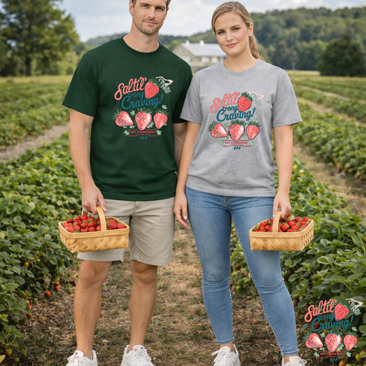 Salted Strong Craving Strawberry Graphic T-Shirt | Eco - Limited
