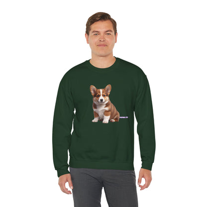 Corgi Puppy Graphic Sweatshirt|Eco-Friendly - Limited