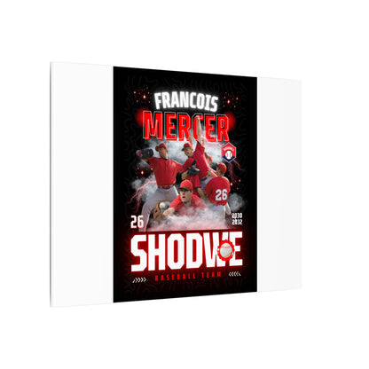 Baseball Team Player Poster