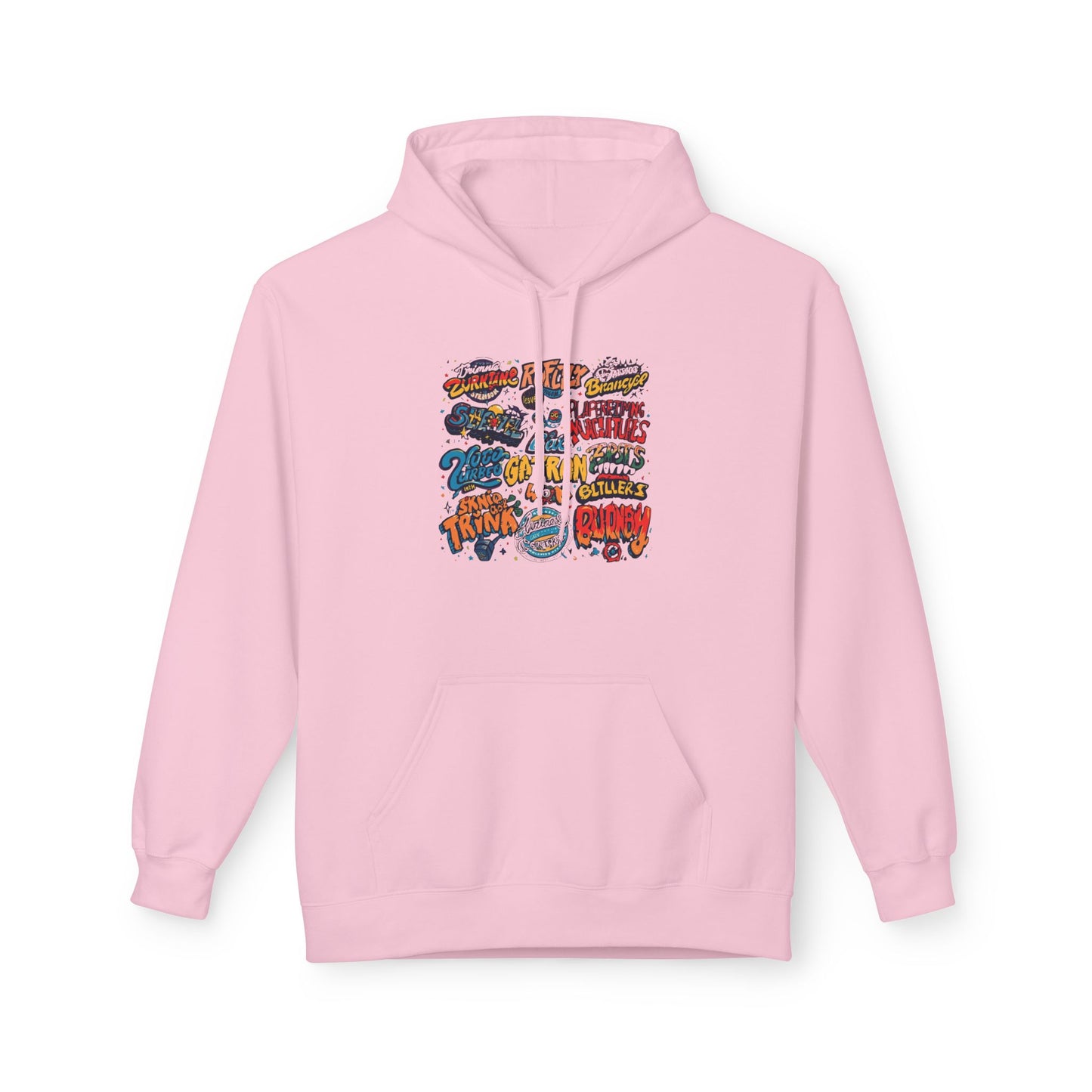 Retro Sticker Collage Graphic Hoodie|Eco-Friendly - Limited