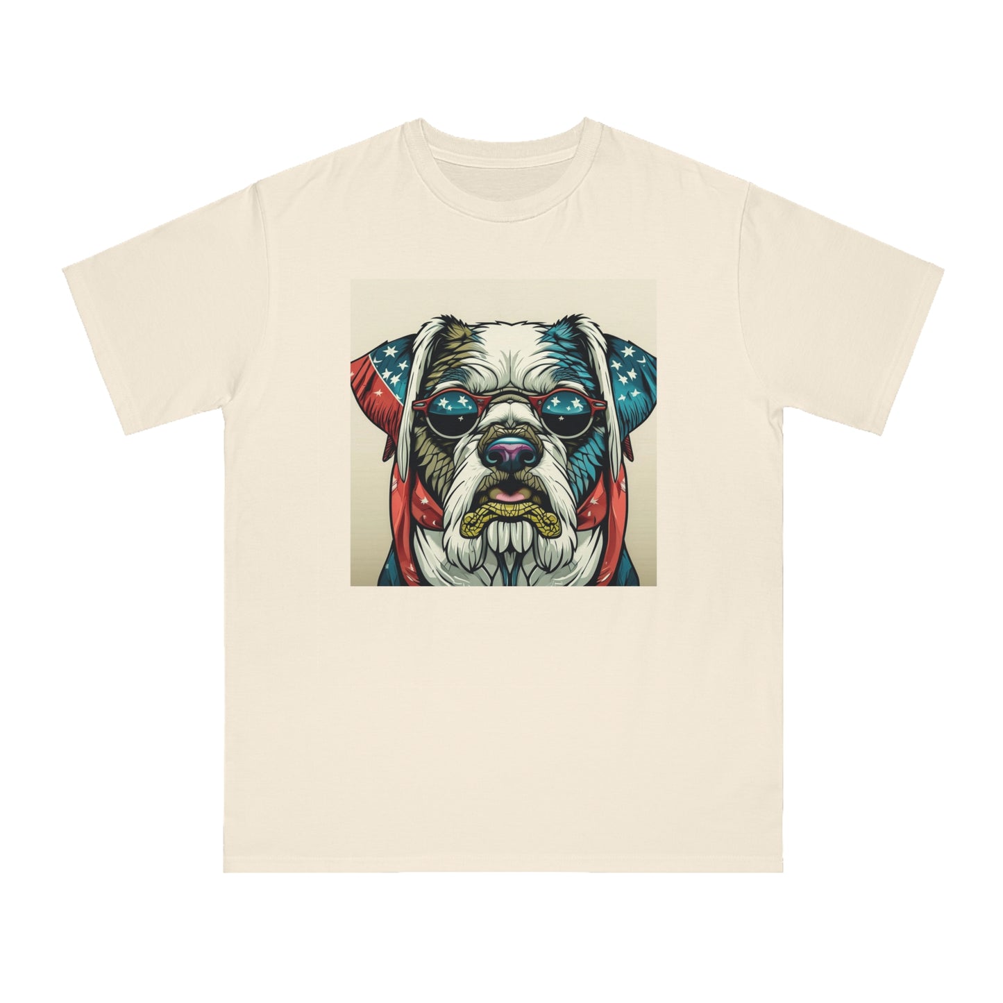 Patriot Dog Portrait T-Shirt | Eco - Limited