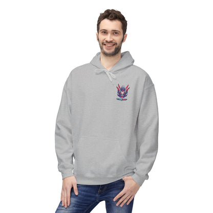 Cyber Robot Emblem Hoodie | Eco-Limited