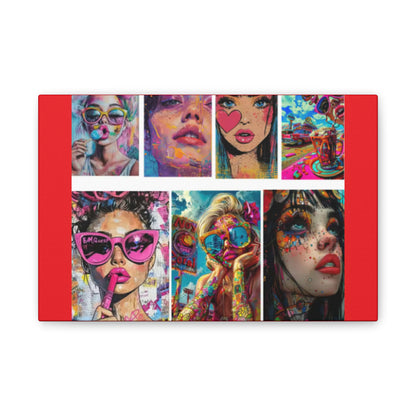Pop Art Muse Canvas | Statement Wall Art