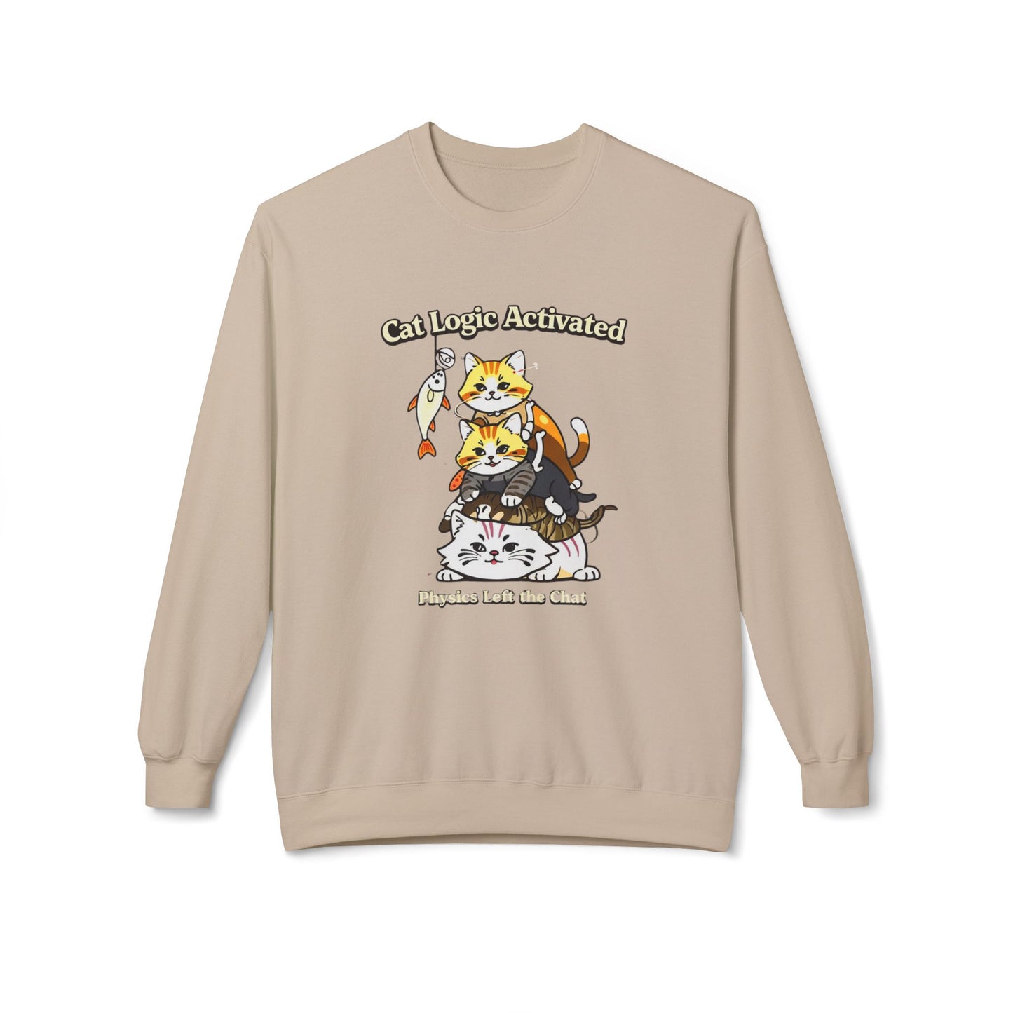 Cat Logic Activated Graphic Sweater | Eco-Limited