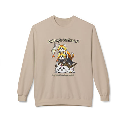 Cat Logic Activated Graphic Sweater | Eco-Limited