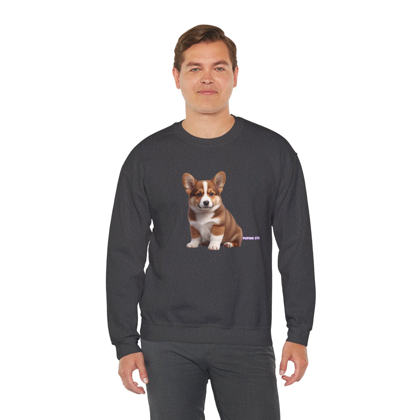 Corgi Puppy Graphic Sweatshirt|Eco-Friendly - Limited