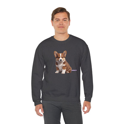 Corgi Puppy Graphic Sweatshirt|Eco-Friendly - Limited