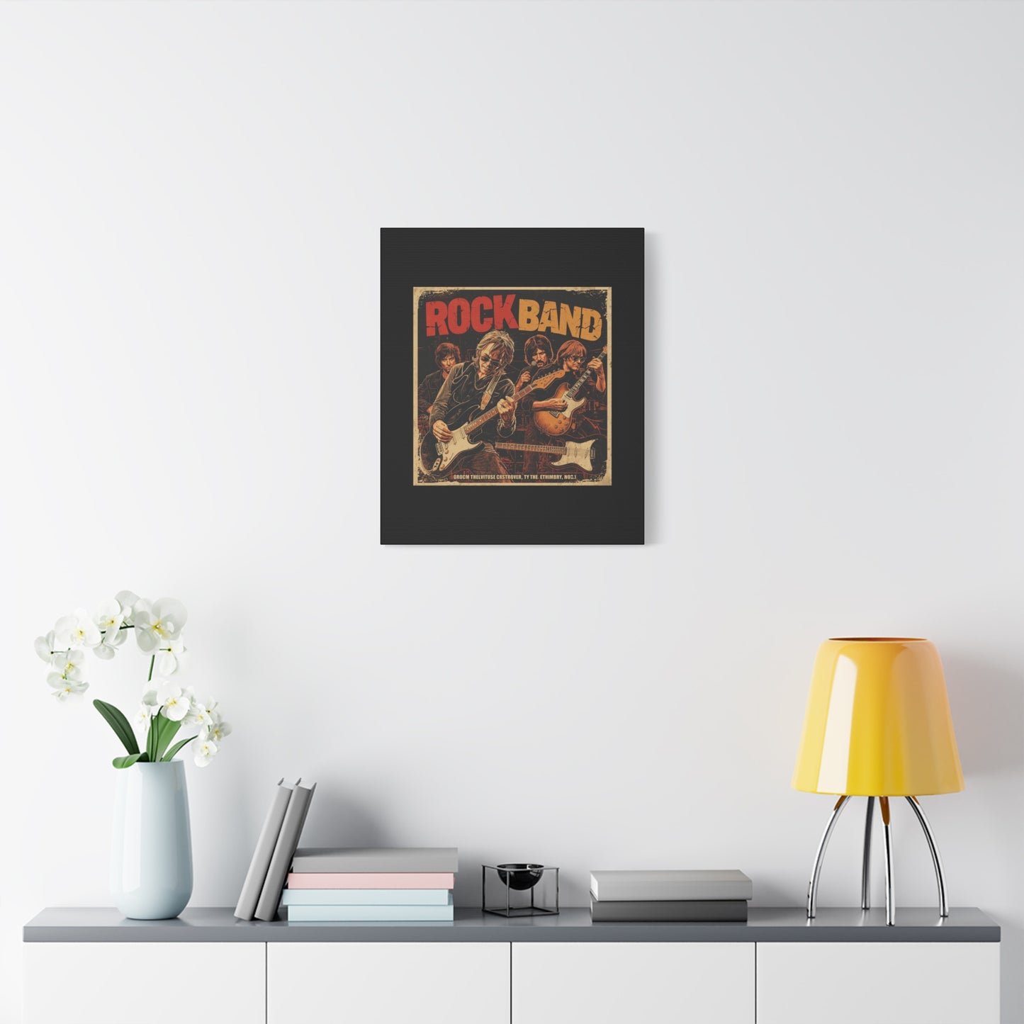 Rock Band Vintage Canvas Wall Art | Eco - Limited