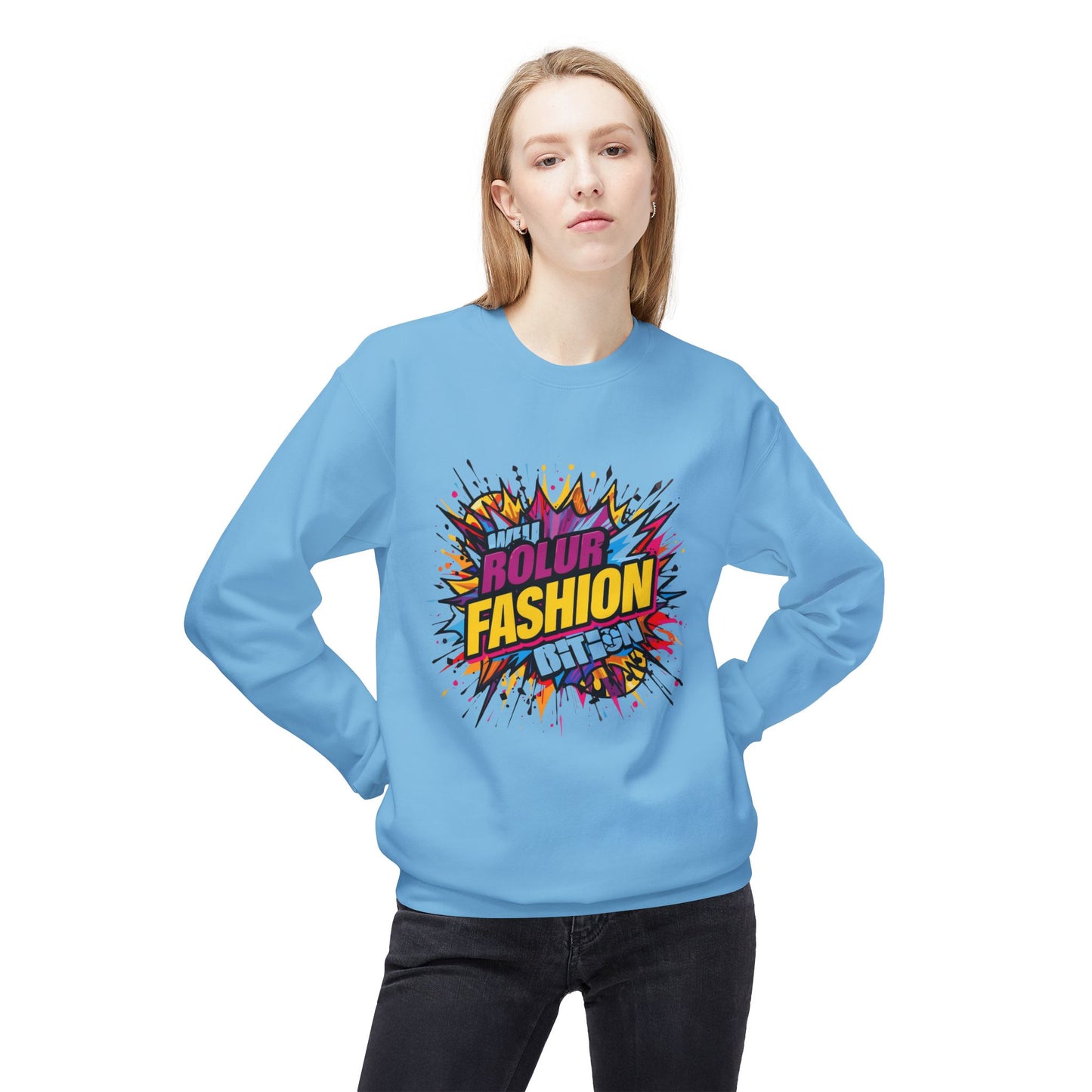 Retro Comic Pop Art Crewneck Sweatshirt