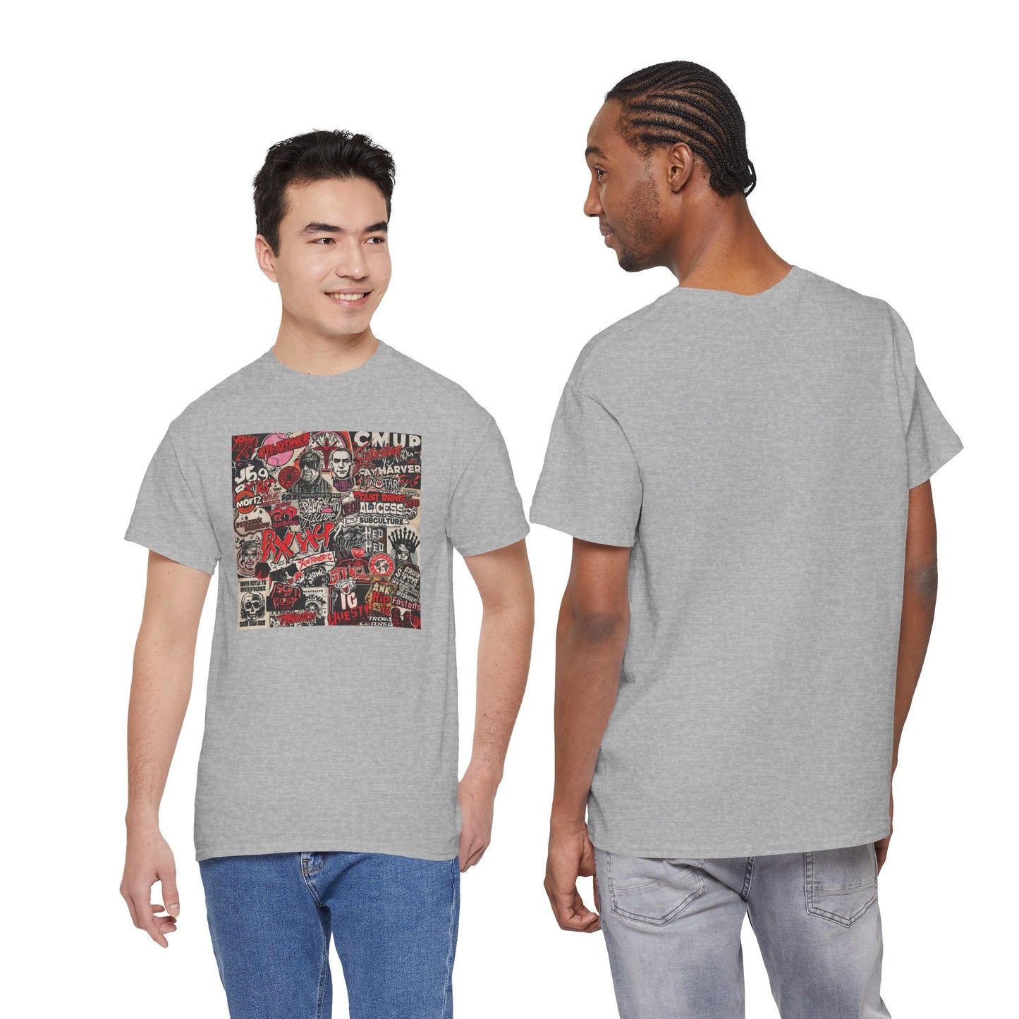 Vintage Punk Collage Graphic T-Shirt | Eco-Limited