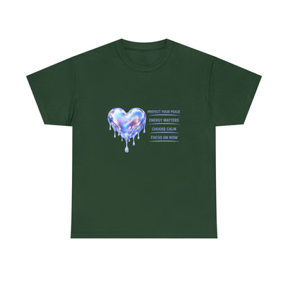 Protect Your Peace Heart T-Shirt | Eco-Limited