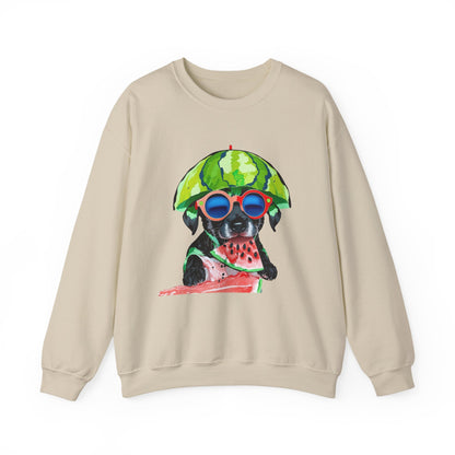 Dog in Helmet & Sunglasses Sweatshirt|Eco-Friendly - Limited