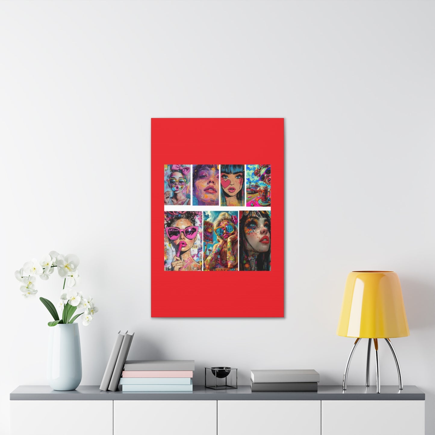 Pop Art Muse Canvas | Statement Wall Art