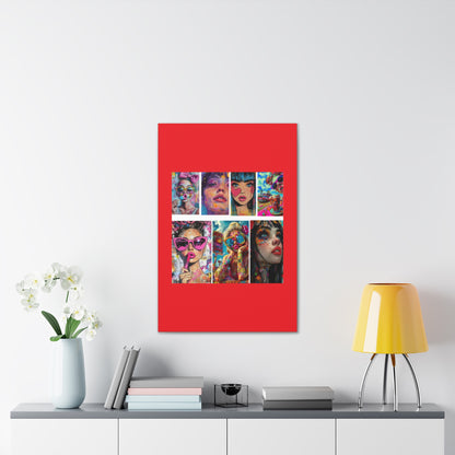 Pop Art Muse Canvas | Statement Wall Art