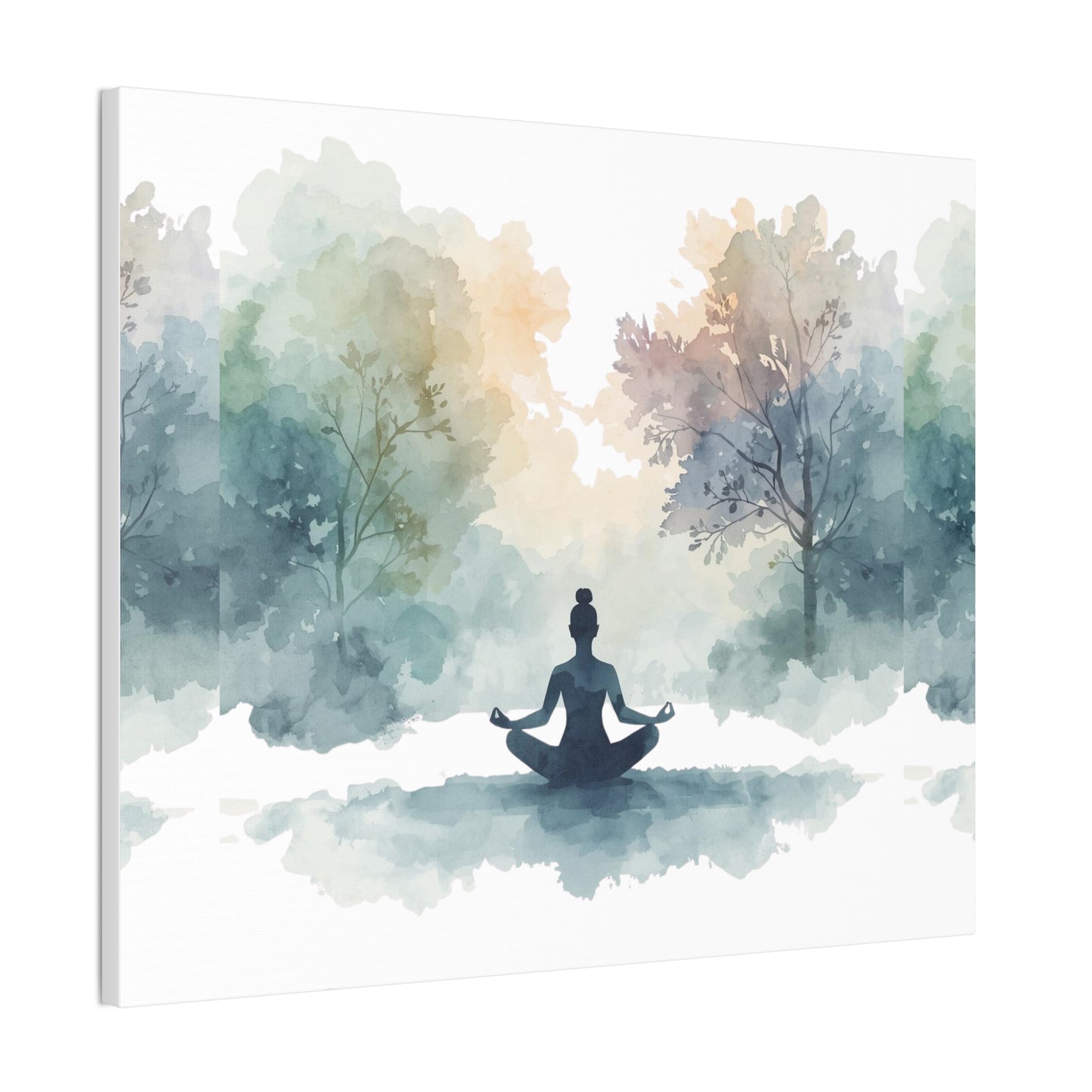 Peace Within Meditation Canvas Wall Art | Eco-Limited