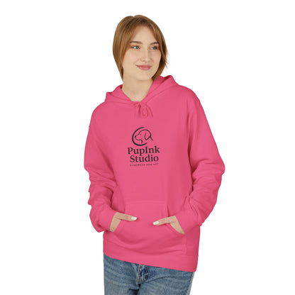 PupInk Studio Minimal Logo Cozy Hoodie|Eco-Friendly - Limited