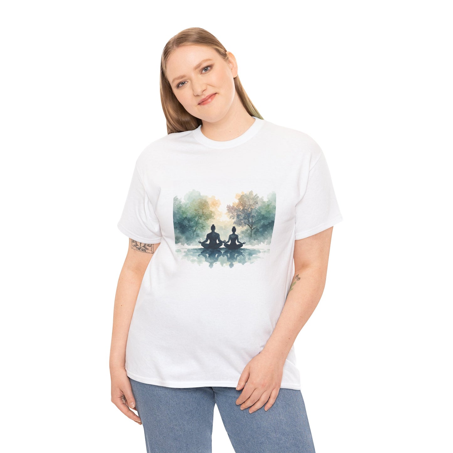 Calm Reflection Meditation T-Shirt | Eco-Limited
