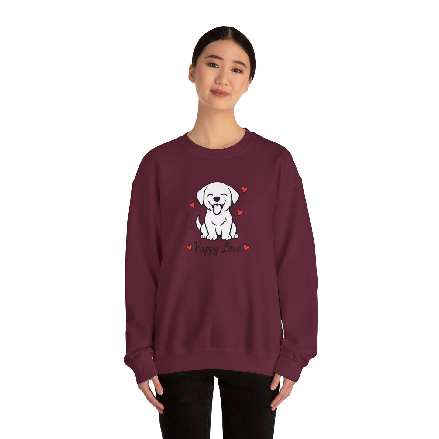 Puppy Love Graphic Sweatshirt | Eco-Limited