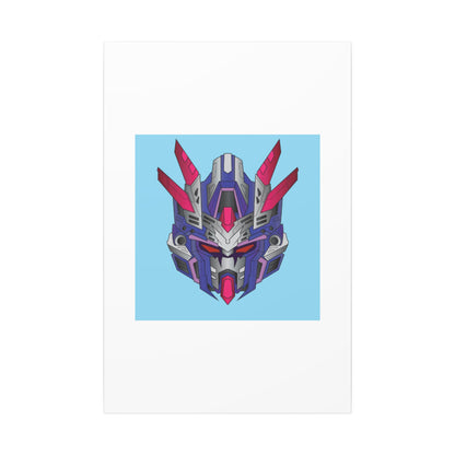 Mecha Warrior Helmet Organic Canvas