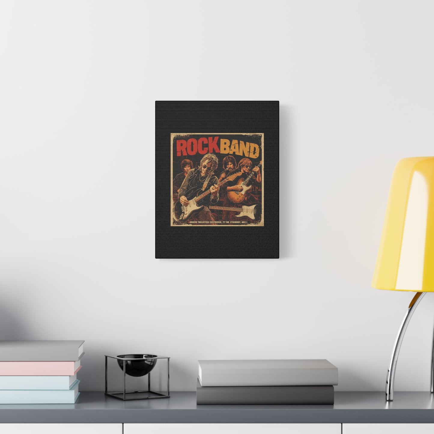 Rock Band Vintage Canvas Wall Art | Eco - Limited