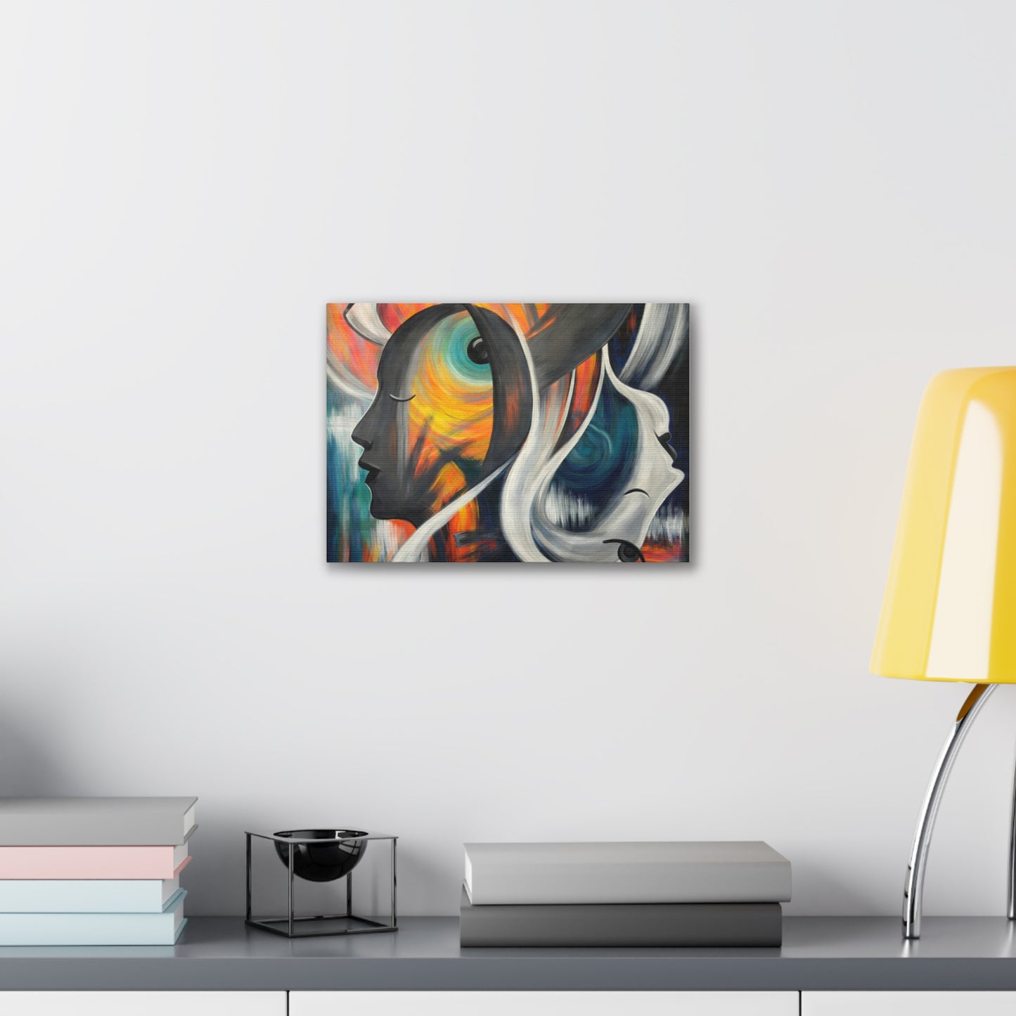 Abstract Expression Portrait Canvas | Eco-Limited