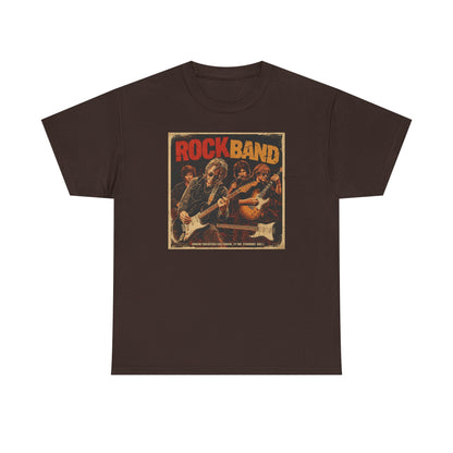 Rock Band Vintage Poster Art T-Shirt | Eco-Limited