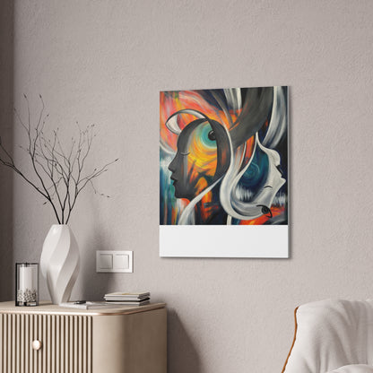Abstract Expression Portrait Canvas | Eco-Limited