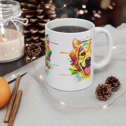 Color Pop Golden Retriever Mug | Eco-Limited