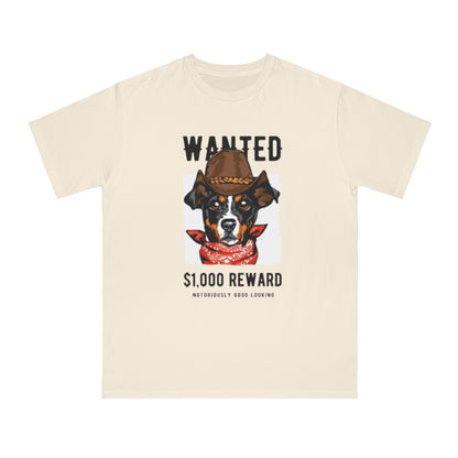 Organic Wanted Dog T-Shirt | Organic-Limited