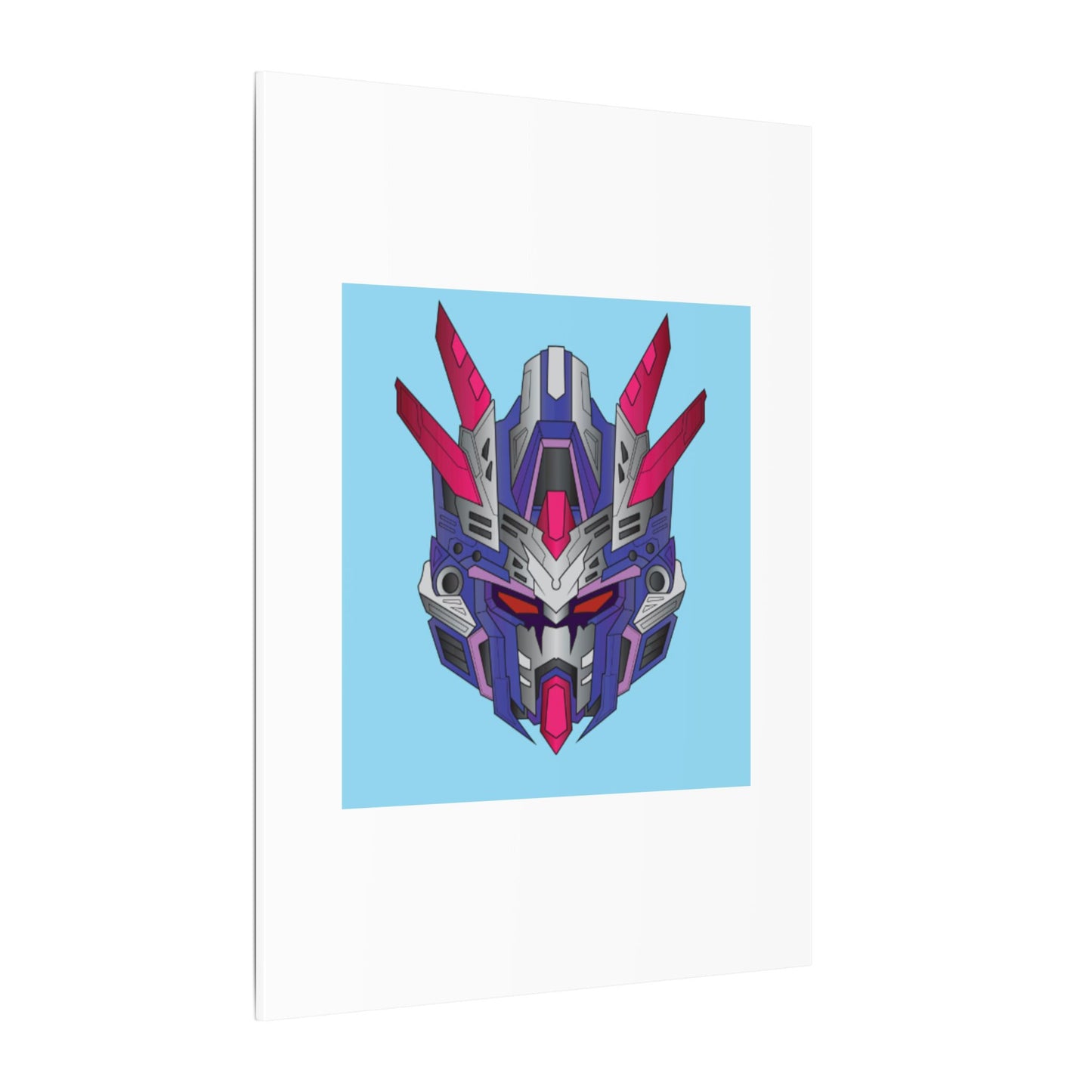 Mecha Warrior Helmet Organic Canvas