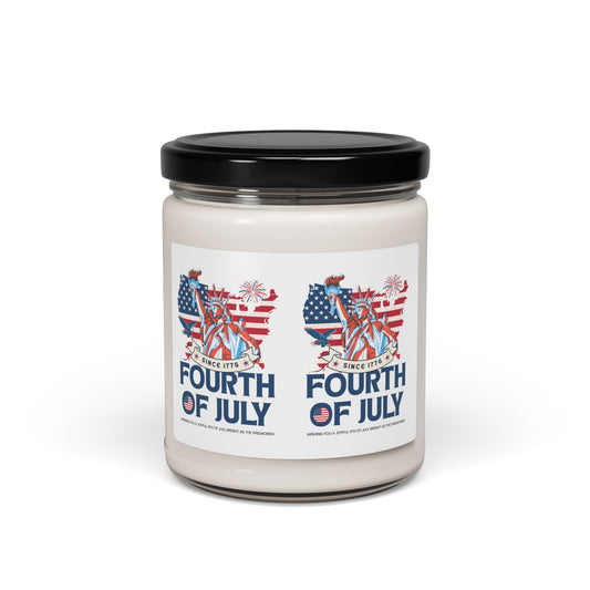 Fourth of July Scented Soy Organic Candle