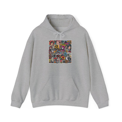Rock Collage Street Art Hoodie | Eco-Limited
