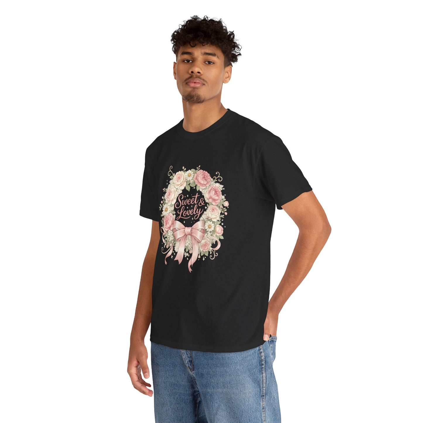 Sweet Lovely Floral LOVE T-Shirt | Eco-Limited