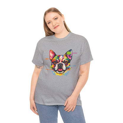Colorful French Bulldog Art T-Shirt | Eco-Limited
