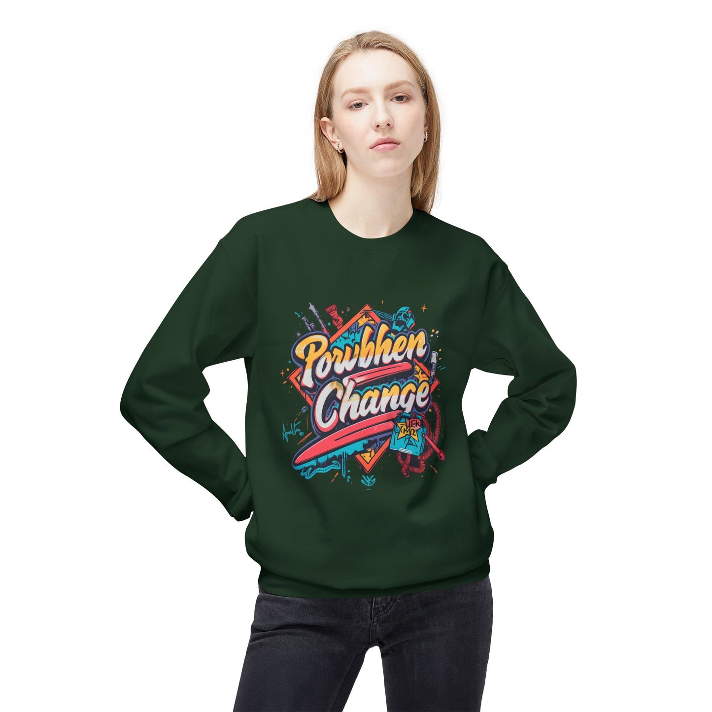 Powerhen Change Graphic Sweater | Eco Limited