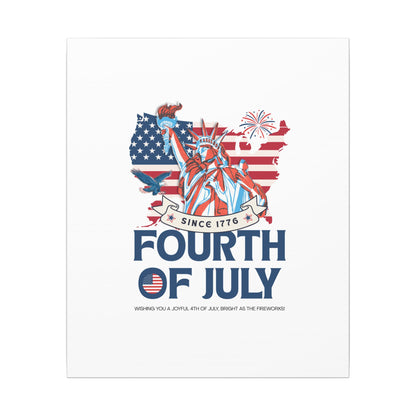 Fourth of July Canvas Wall Art