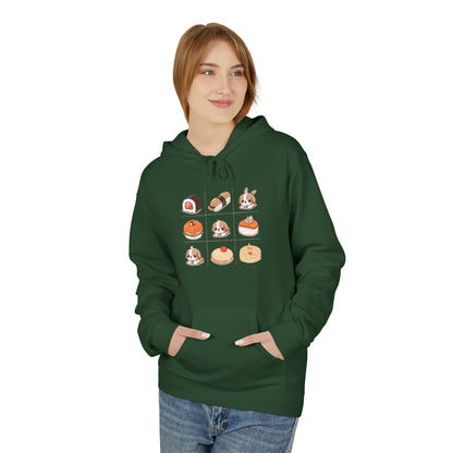 Lucky Bento Puppy Grid Hoodie | Eco-Limited