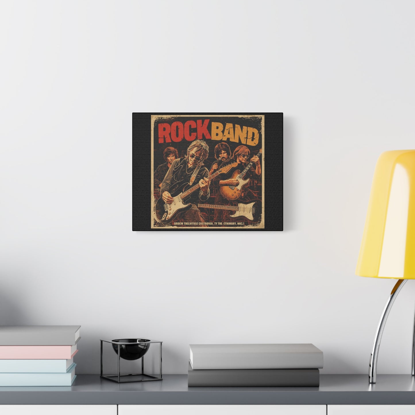Rock Band Vintage Canvas Wall Art | Eco - Limited