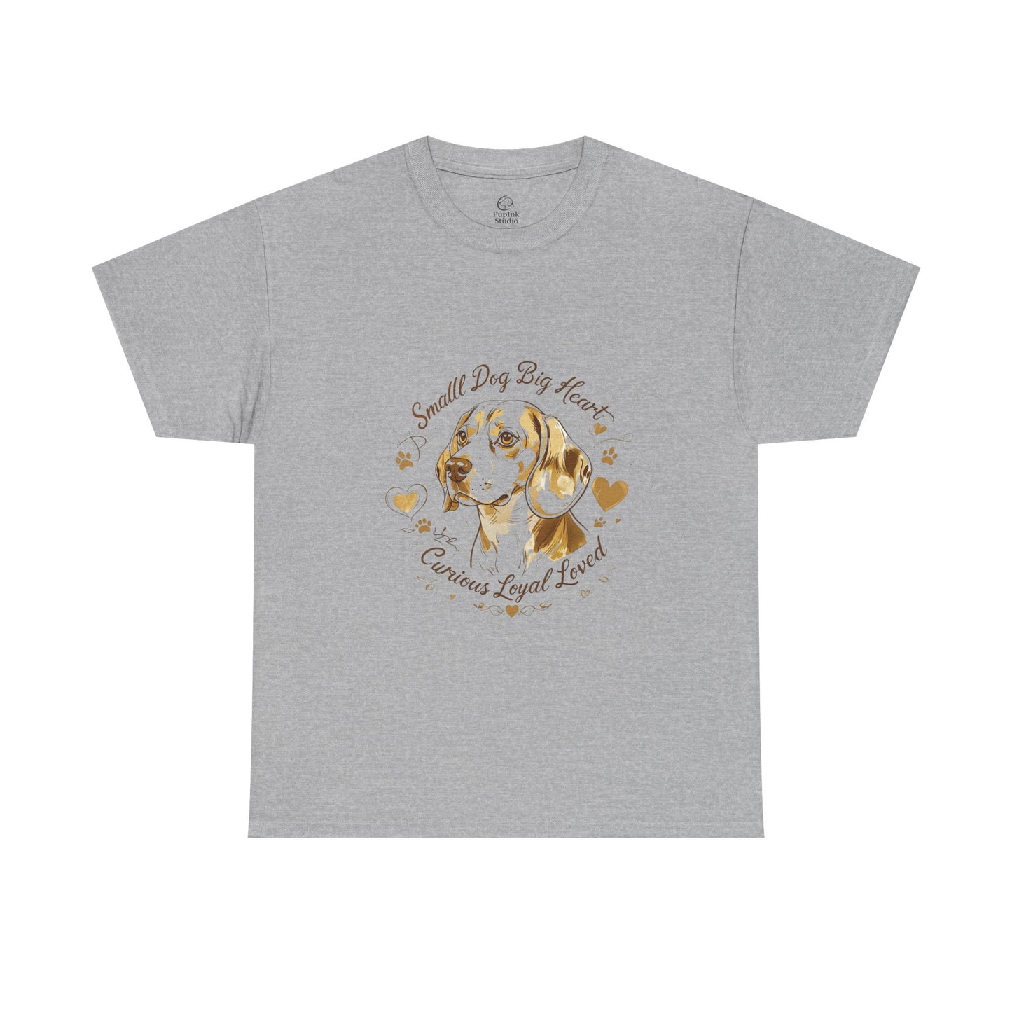 Beagle Small Dog Big Heart T-Shirt | Eco-Limited