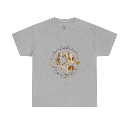 Beagle Small Dog Big Heart T-Shirt | Eco-Limited