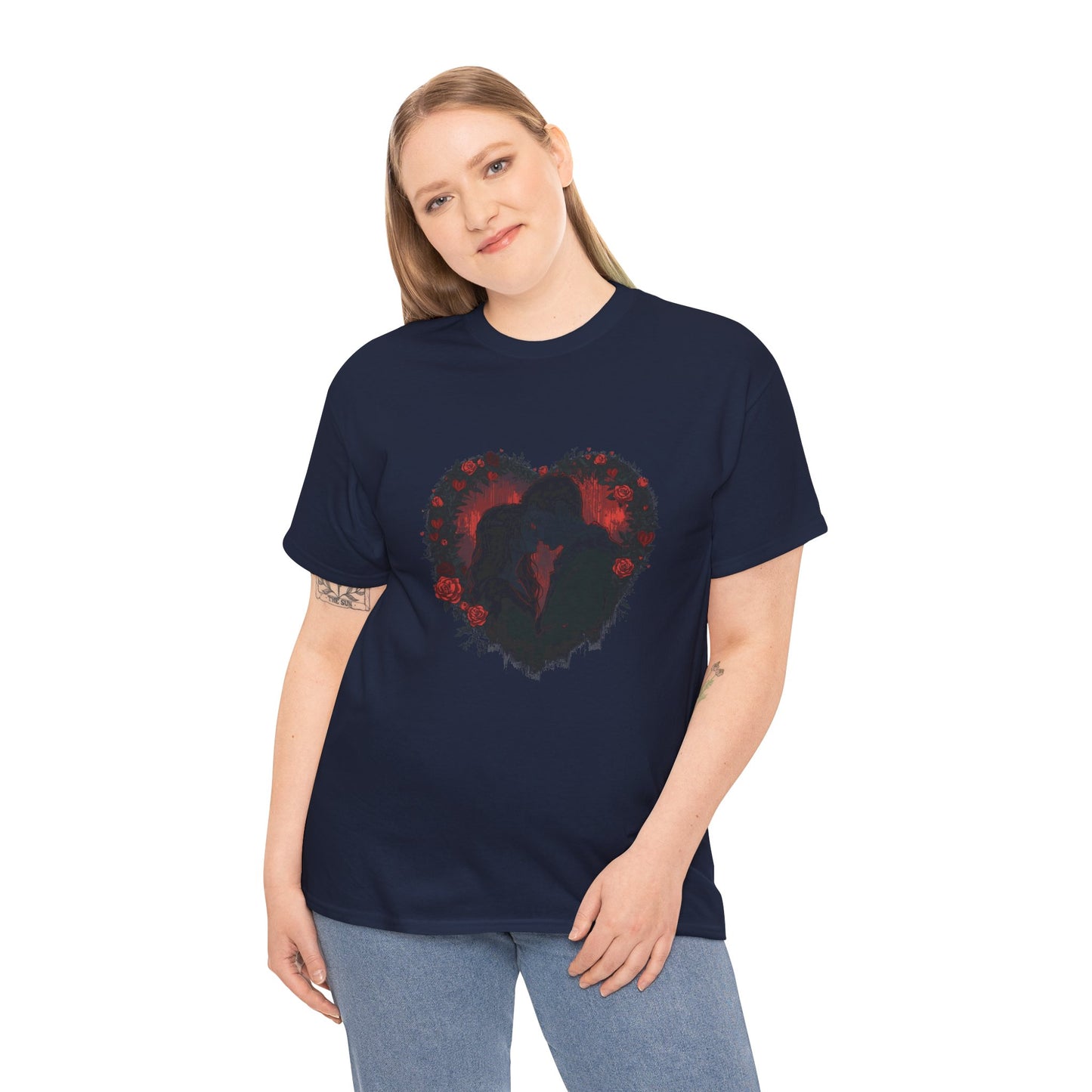 Dark Emo Romance Heart T-Shirt | Eco-Limited