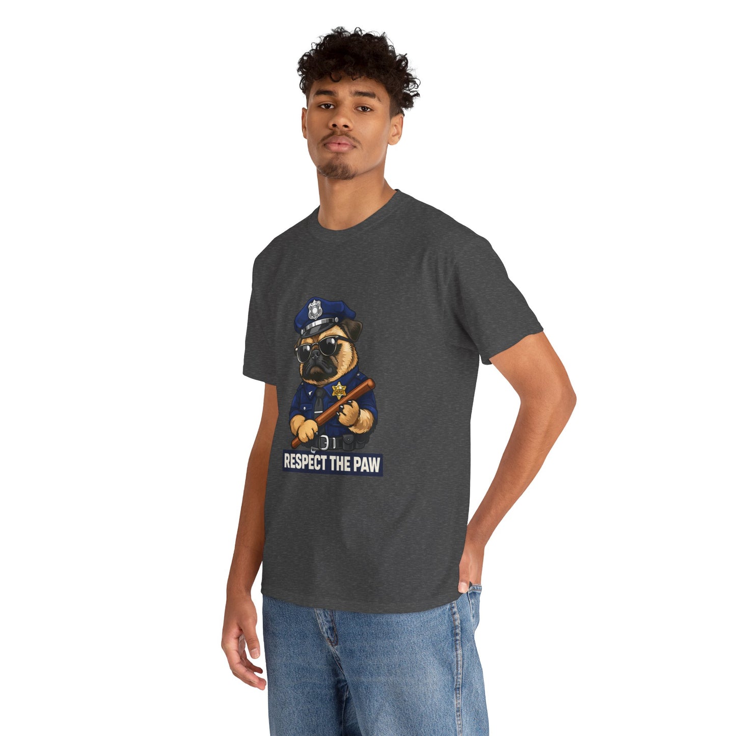 Respect The Paw K9 Officer Dog T-Shirt | Eco-Limited