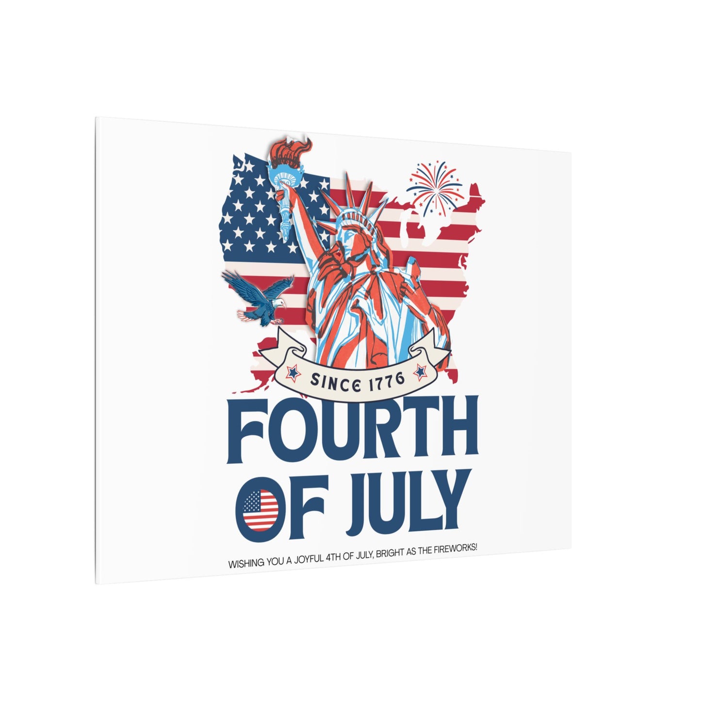 Fourth of July Canvas Wall Art
