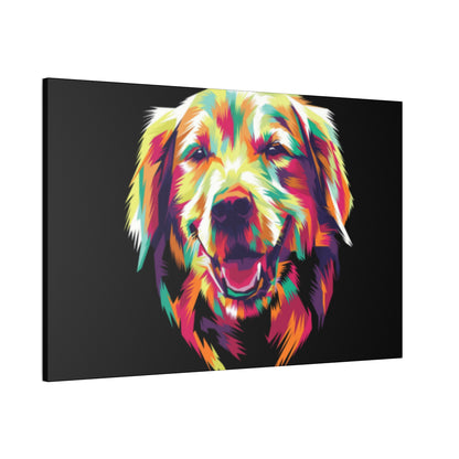 Color Burst Golden Smile Canvas | Eco-Limited