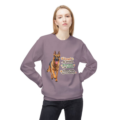 German Shepherd Character Sweatshirt | Eco-Limited