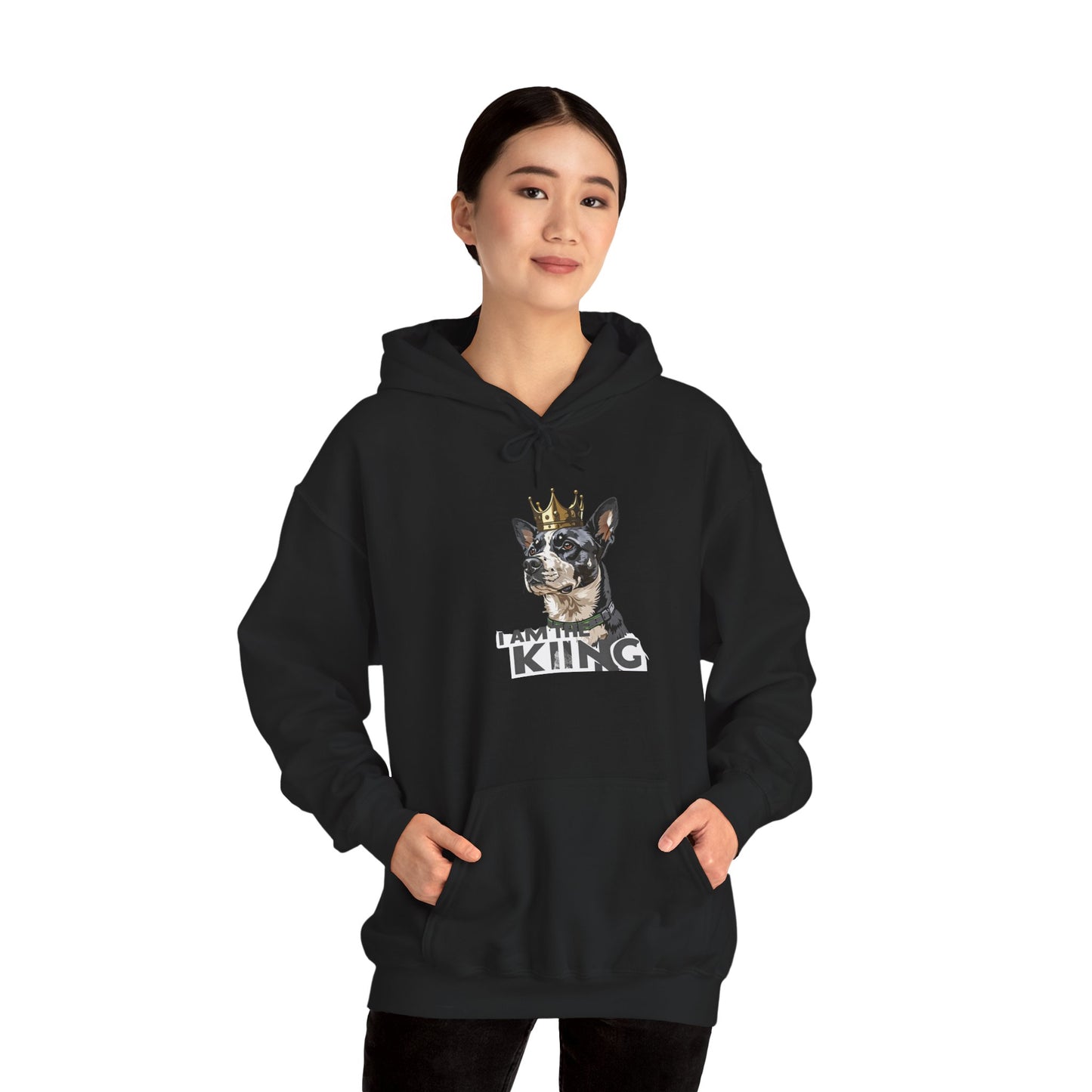 I Am King Dog Hoodie | Eco-Limited