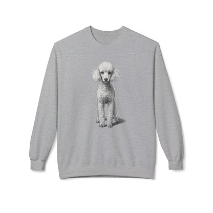 Elegant Poodle Illustration Sweatshirt | Eco-Limited