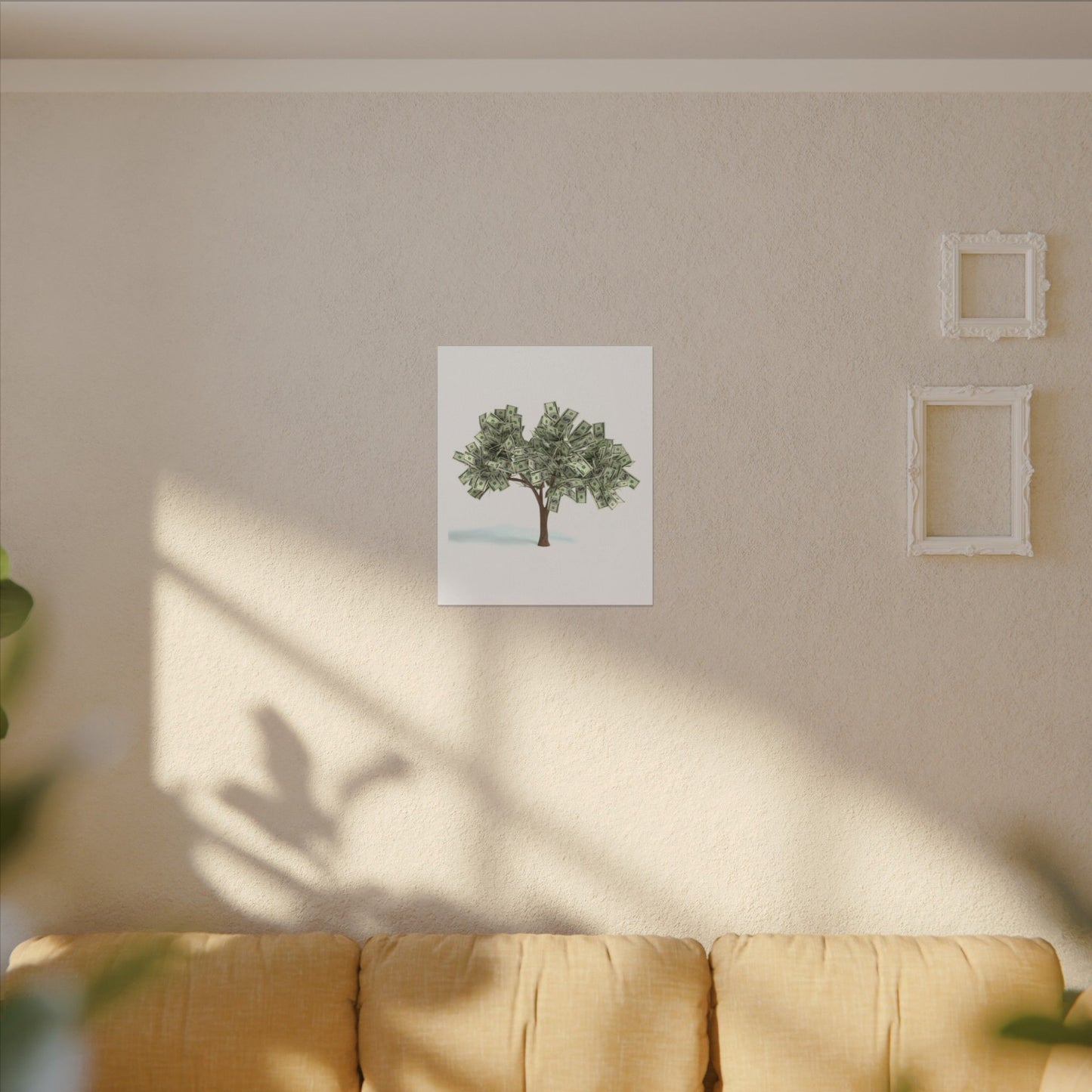 Money Tree Canvas Wall Art Canvas